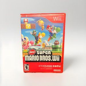 Nintendo Super Mario Bros. (Wii, 2009) With Manual Tested
